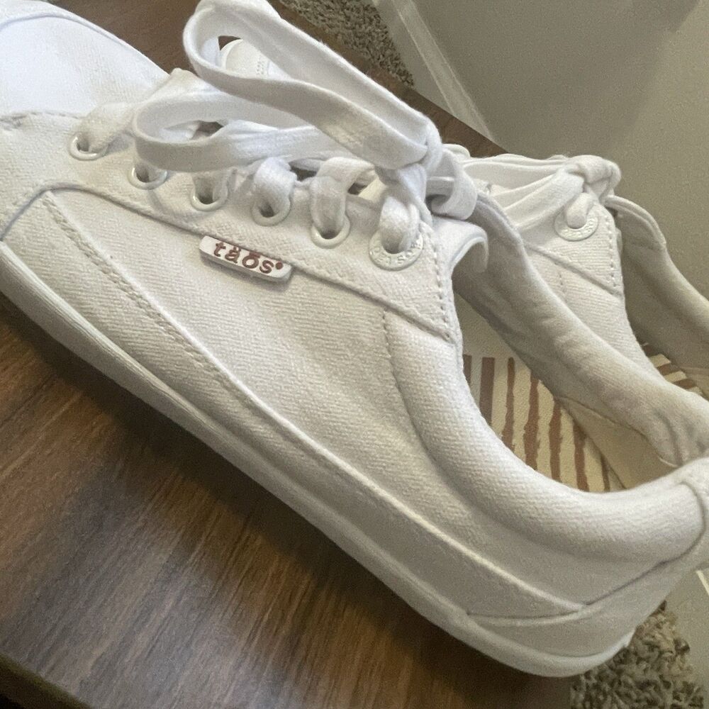 Taos Womens White Moc Star 2 Canvas Casual Sneakers Size 8 Classic Capsule - Picture 9 of 16